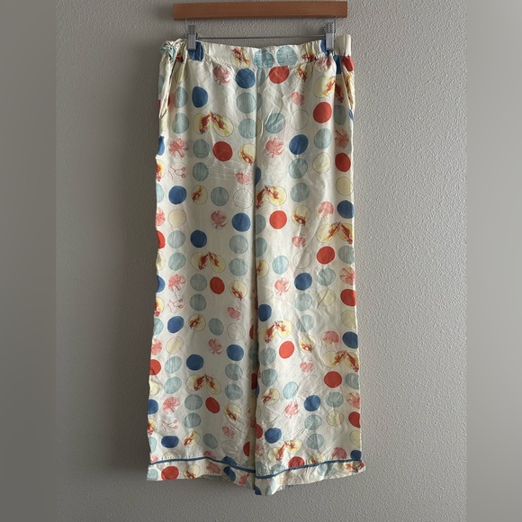 Anthropologie Other - 100% Silk Wide Leg PJ Pants by Lilka for Anthropologie